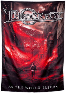 Theocracy - As The World Bleeds textile flag
